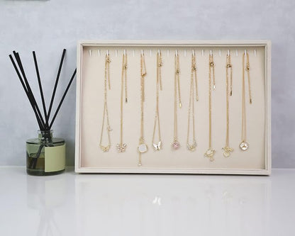 Stratalife 20 Hooks Necklace Organizer Tray, Stackable Jewelry Organizer - Image 3