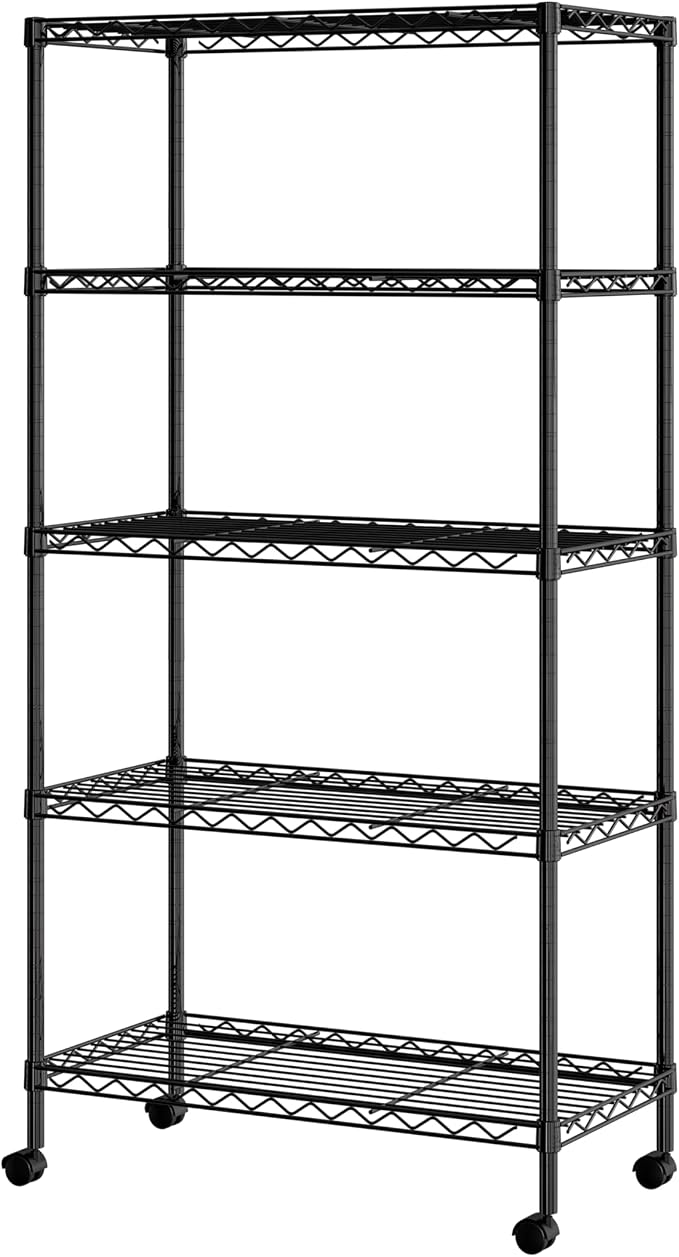 5-Tier Steel Wire Shelving - Image 6