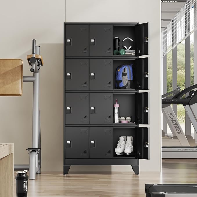 Metal Lockers for Employees-12 Doors Storage Locker - Image 7
