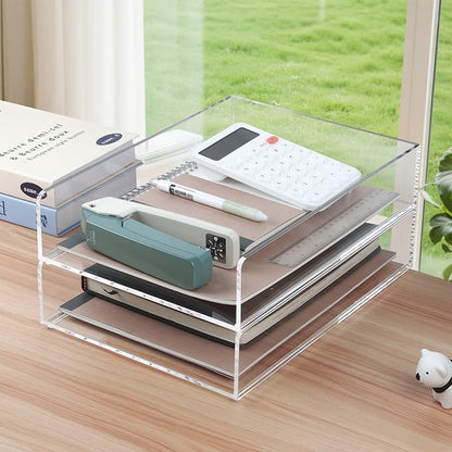 4 Pack Acrylic Paper Tray Organizer - Image 4