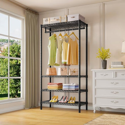 VIPEK V1 Medium Portable Garment Racks 440lbs Load Capacity, Heavy Duty Clothes - Image 2