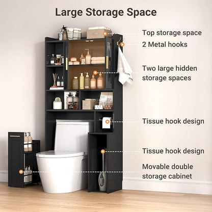 ELYKEN Over The Toilet Storage Cabinet - Image 8