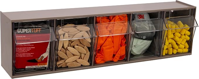 Akro-Mils TiltView Plastic Storage Cabinet - Image 5
