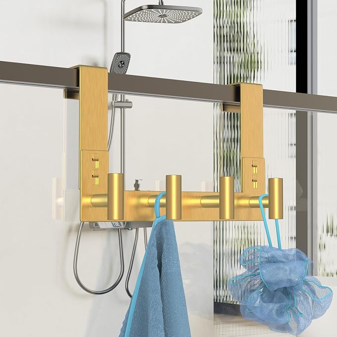 PMMASTO Over The Door Hooks, Fits 1-3/4" Thick Door No Drill Hooks - Image 4