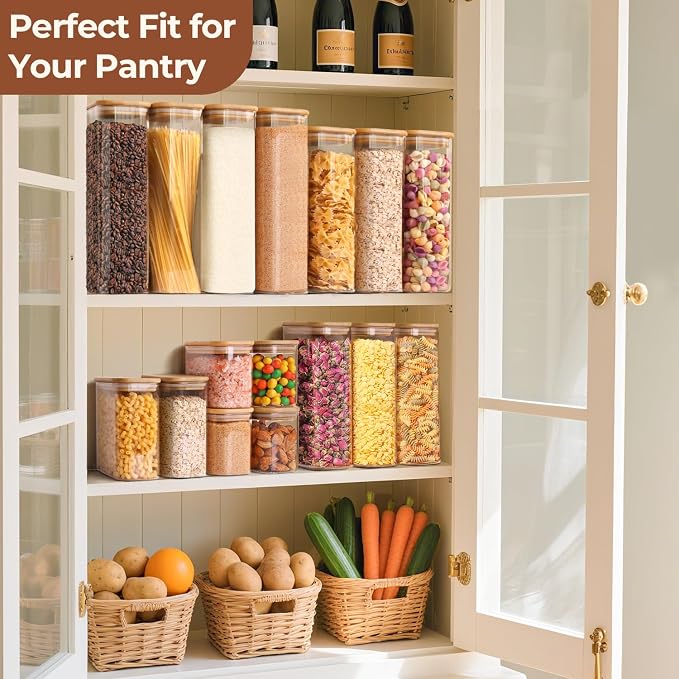 ComSaf 0.7 Qt Rectangle Glass Storage Containers - Image 5