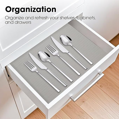 Drawer and Shelf Liner, Non-Slip Kitchen Cabinet Liners Non-Adhesive Thick - Image 7