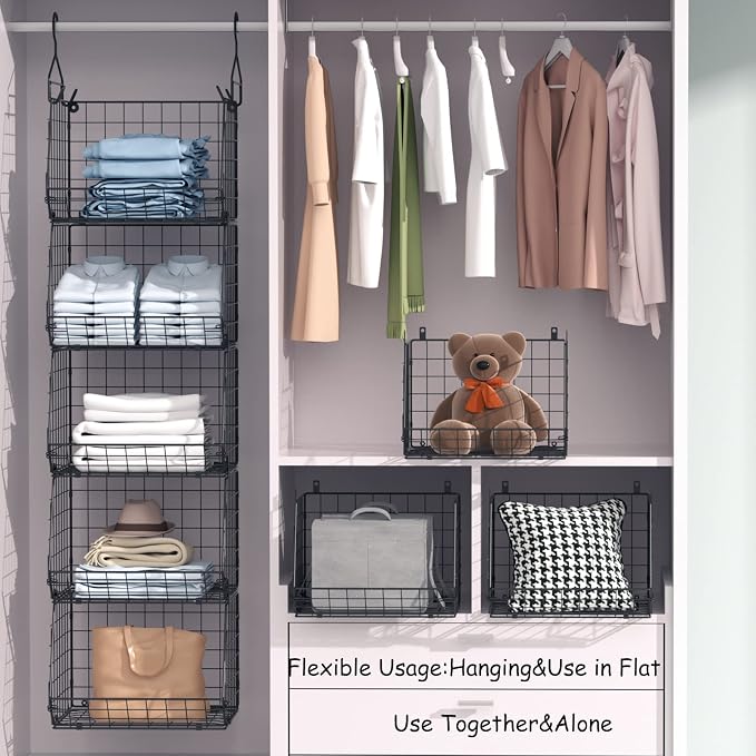 4 Tier Closet Hanging Organizer, Closet Organizers and Storage - Image 6