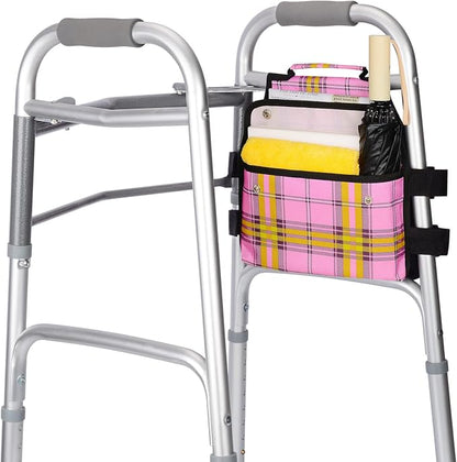 supregear Side Walker Bag, Walker Accessories Bag w/Cup Holder, Folding Walker - Image 2