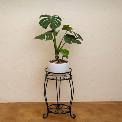 FaithLand Plant Stand, Heavy Duty Metal Planter Holder Indoor Outdoor, 2 Tier - Image 5