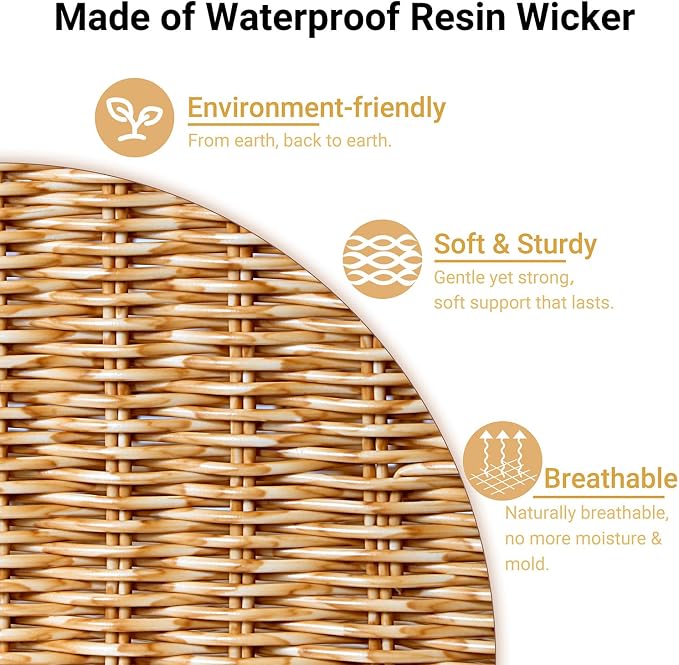 Wicker Baskets for Organizing, Kitchen Counter - Image 2