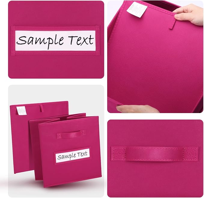 11x11 storage cube bins Foldable Fabric storage cubes - Image 3