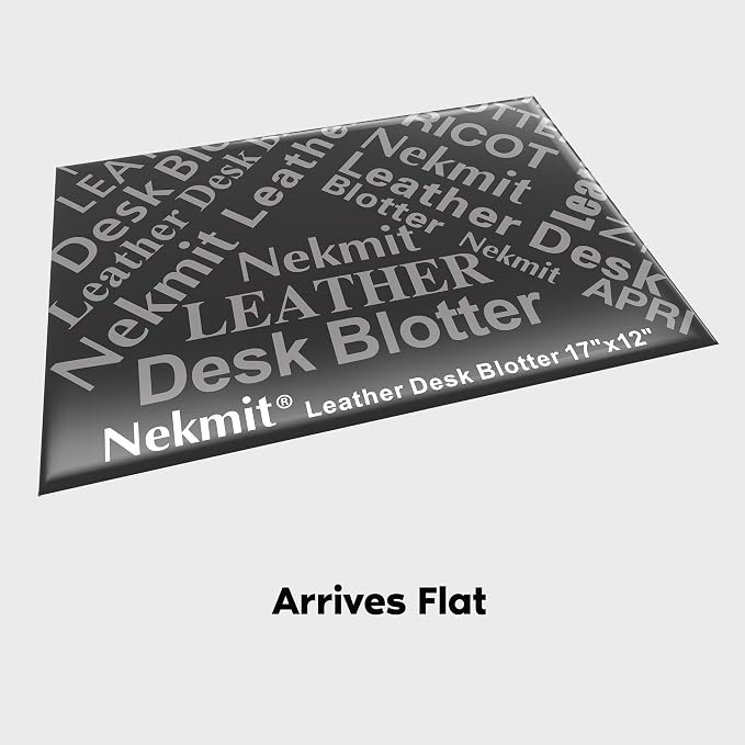 Nekmit Leather Desk Blotter Pad 17 x 12 Inches, Waterproof - Image 7