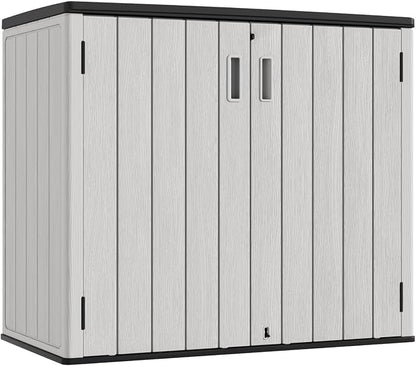 KINYING Outdoor Horizontal Storage Sheds, 37 Cu.ft Outdoor Storage Cabinet by KINYING