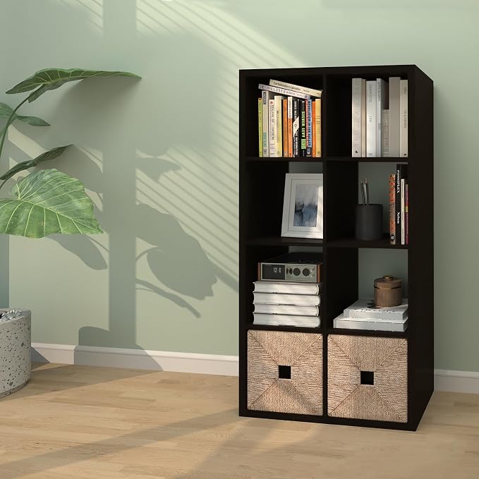 CTESNE【2026 Wooden Thick Frame 8 Cube Storage Organizer Shelf - Image 9