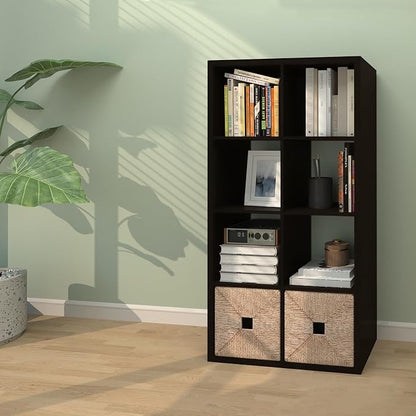 CTESNE【2026 Wooden Thick Frame 8 Cube Storage Organizer Shelf - Image 9