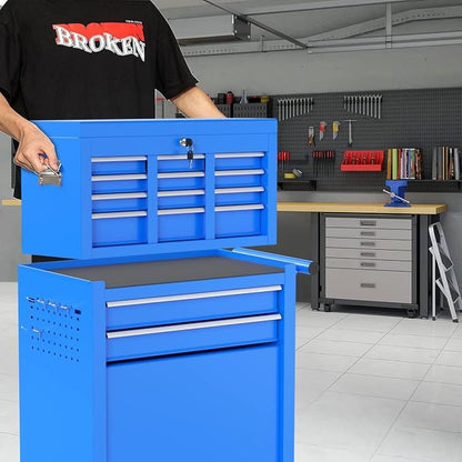 8-Drawer High Capacity Rolling Tool Box - Image 2