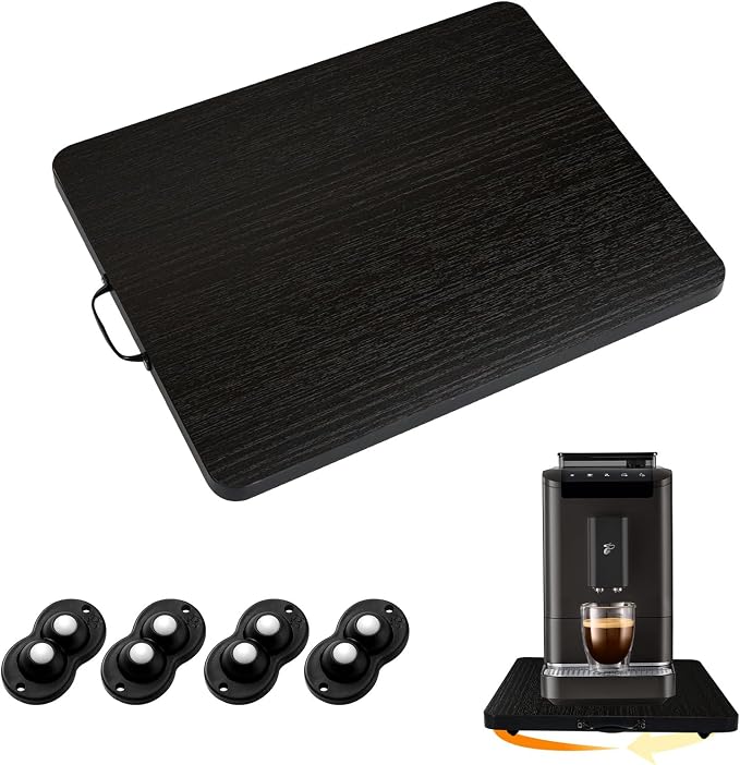 Sliding Tray for Coffee Maker, 360° Rotating Appliance Slider for Kitchen by Unknown