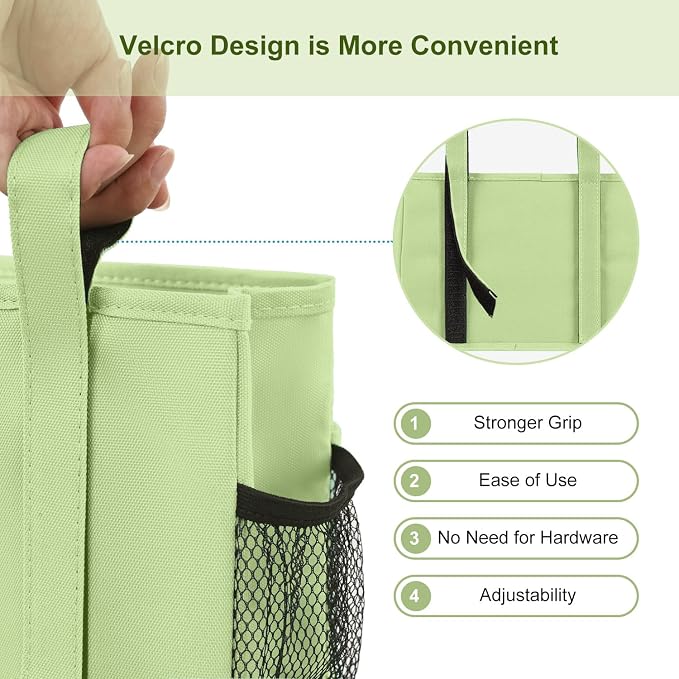 Surblue Bedside Caddy Hanging Bed Organizer Storage Bag Pocket - Image 5