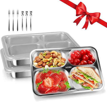 Stainless Steel Snack Containers by OUTFANDIA