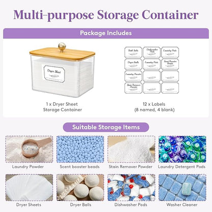 Lifewit Laundry Pods Container - Image 3