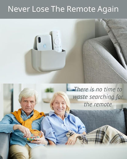 LINFIDITE 2 Pack TV Remote Holder Wall Mount Remote Control Holder - Image 2