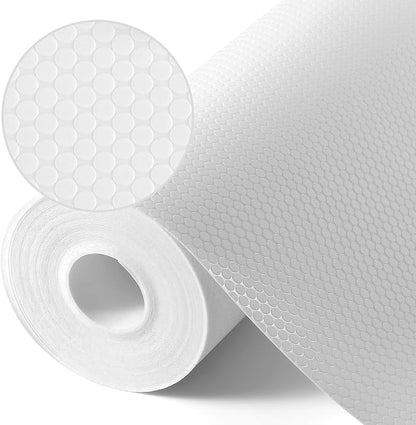 White Shelf Liners for Kitchen Cabinets Non Adhesive Drawer Liner for Bathroom - Image 8