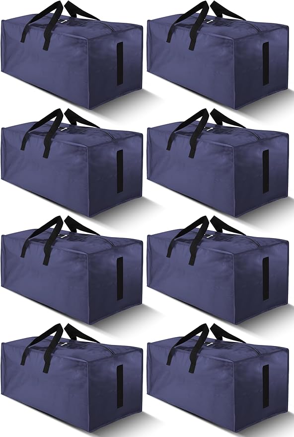 8 Pack Large Strong Moving Bags by HOMESURE