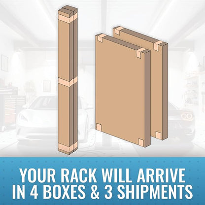 MonsterRax Overhead Garage Storage Racks 3x8’ Ceiling Mounted Shelving - Image 5