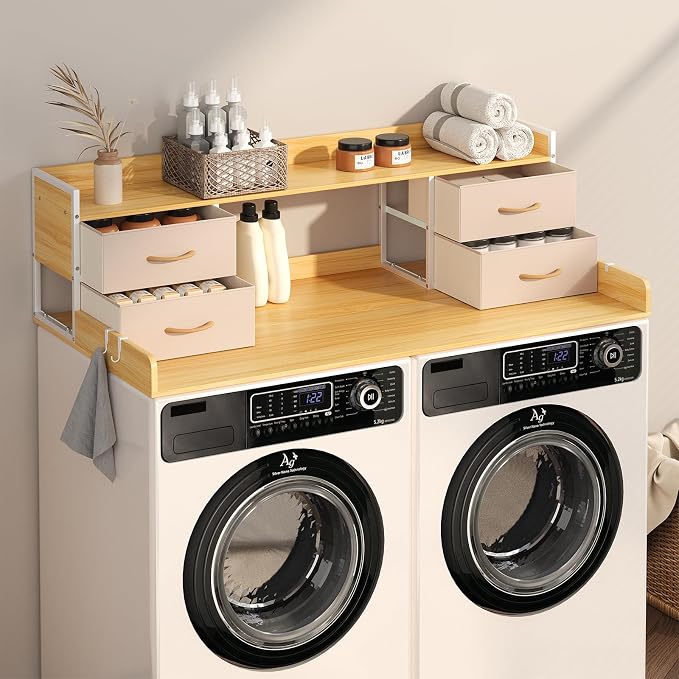 4 Drawers Washer Dryer Countertop by PulseFay
