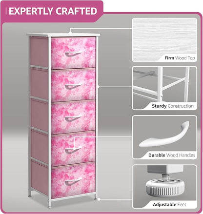 Sorbus Fabric Dresser for Kids Bedroom - Image 4