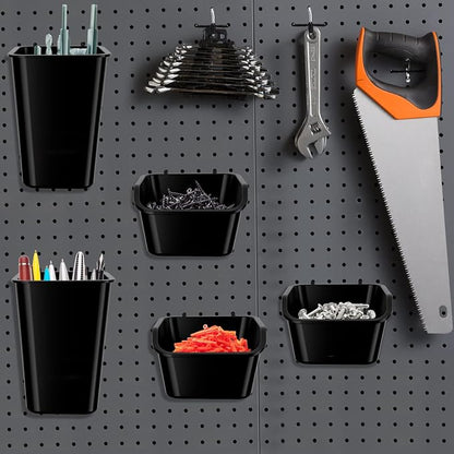 248PCS Pegboard Accessories Organizer Kit, 1/8 and 1/4 inch Pegboard Hooks - Image 6