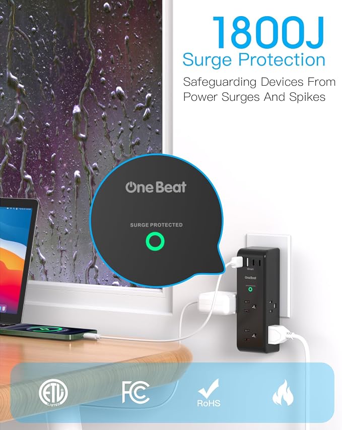 Surge Protector Outlet Extender - Image 5