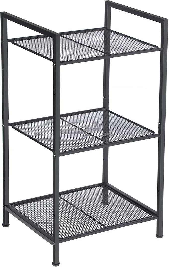 SONGMICS 3-Tier Storage Rack, Bathroom Shelf, Extendable Plant Stand by Unknown