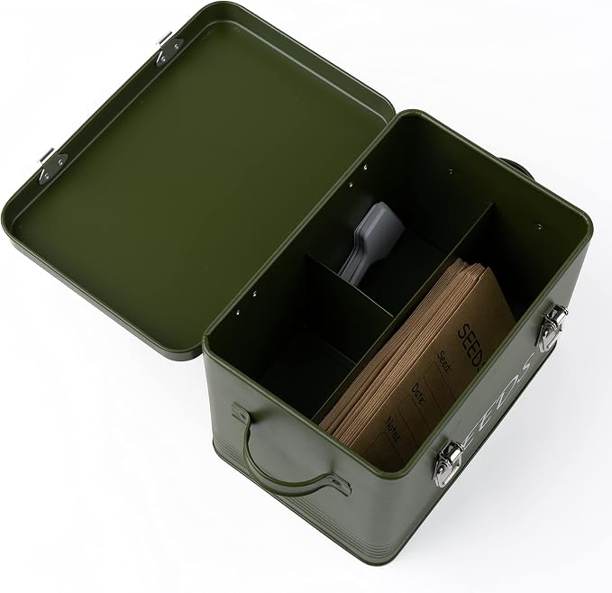Seed Storage Box Garden Seed Packet Storage Organizer Seed box - Image 3