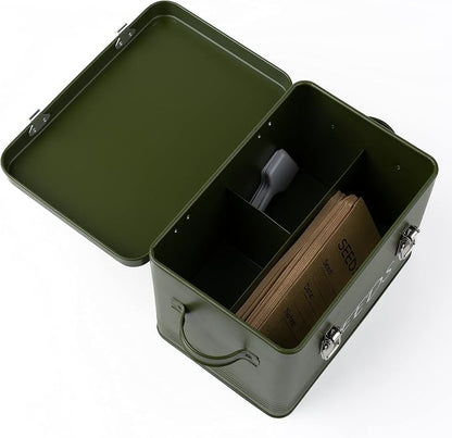 Seed Storage Box Garden Seed Packet Storage Organizer Seed box - Image 3