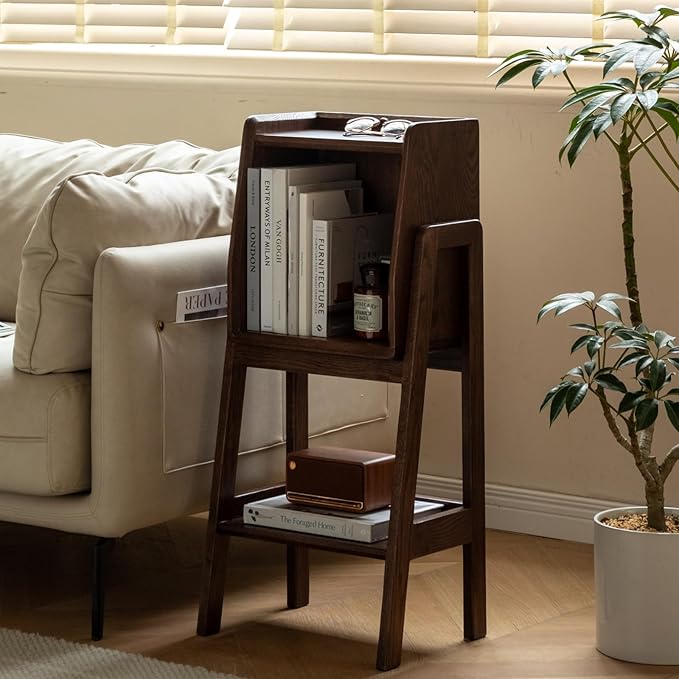 100% Solid Oak Ladder Shelf - Image 6