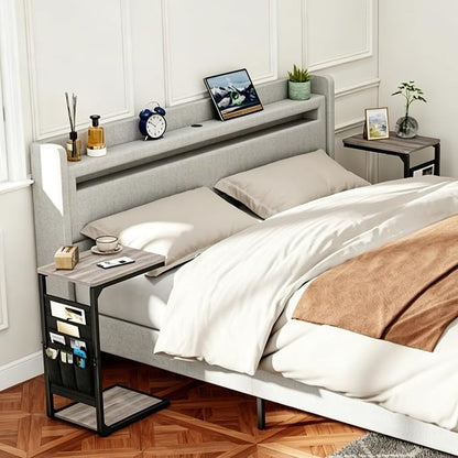 TV Trays for Eating on Couch Side Tables that Slide Under Dinner TV Tray Table - Image 5