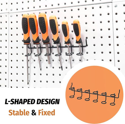 HUHOLE 4PC Pegboard Screwdriver Holder - Image 4