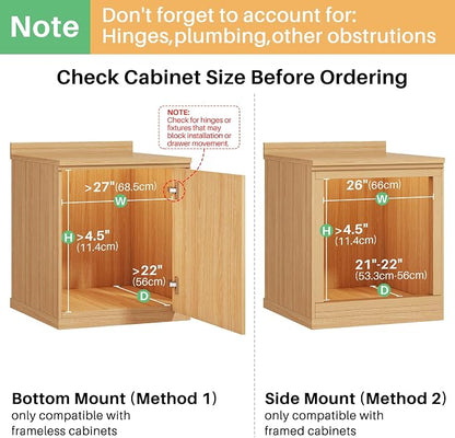 Pull Out Cabinet Organizer, Soft Close Wooden Slide Out Drawers - Image 3