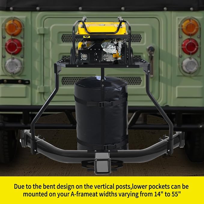 Trailer Tray RV Generator Mount, Front Mount Cargo Carrier & Storage Rack - Image 6
