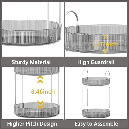 360 Rotating Makeup Organizer, 3 Tier Large Capacity Make Up Organizers and - Image 4