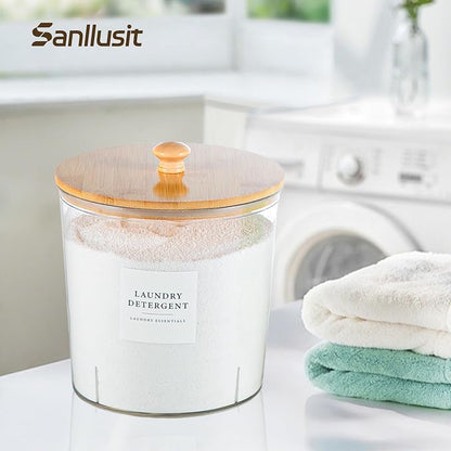 Laundry Room Organization Container, Dryer Sheet Holder Jars - Image 9
