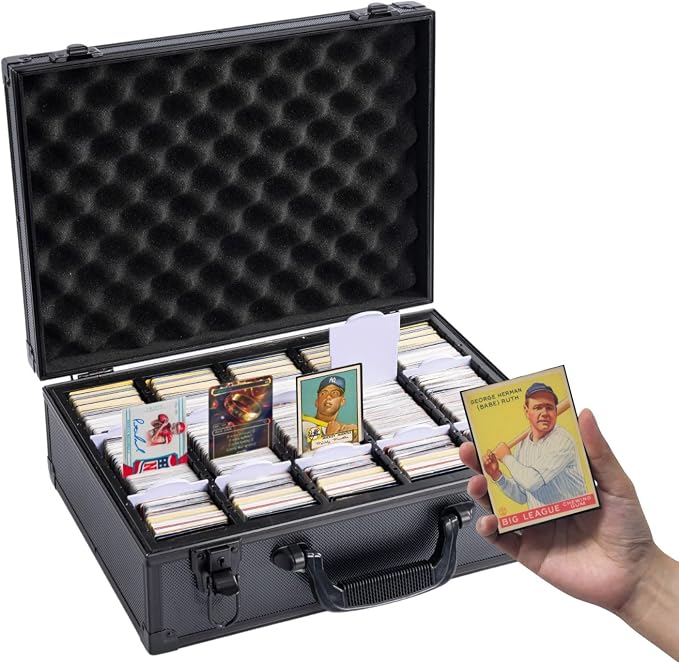 Premium Trading Card Storage Box Holds 3750 Cards by KUOOKING