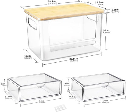 3Pcs Extra Large Laundry Room Organization and Storage, Stackable Storage - Image 7