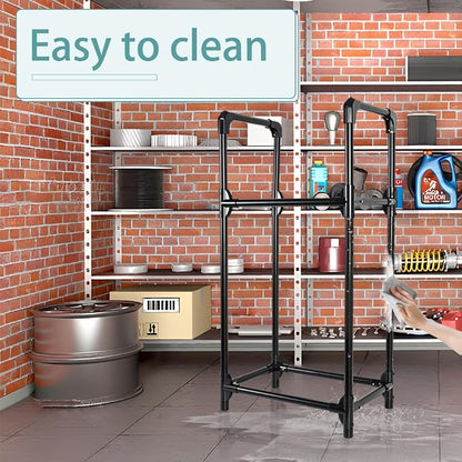Tire Rack, Tire Storage Rack Stand Garage Storage Shelf Organizer | Rolling - Image 5
