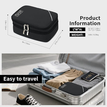 Lanola Electronic Organizer, Travel Cable Organizer Bag Pouch Electronic - Image 2