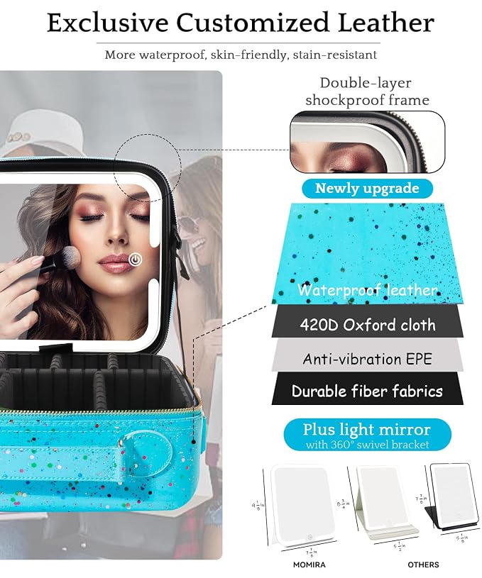 MOMIRA Travel Makeup Bag Cosmetic Bag - Image 2