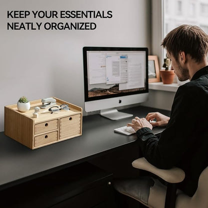 KIRIGEN Desk Organizer with 3 Drawers - Image 5