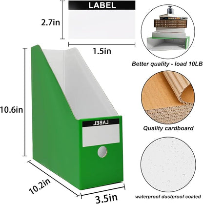 Limitliho 2 Pack Green Magazine Storage Boxes - Image 2