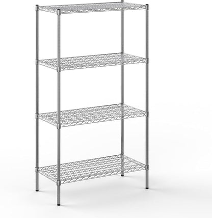 18" Deep x 36" Wide x 64" Height Wire Shelving Kit | 4-Tier | NSF Commercial by Regal+Altair